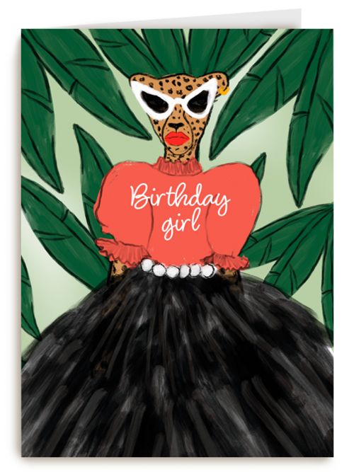 Kaart | Hallmark | Verjaardag | Birthday Girl Bouffants And Broken Hearts