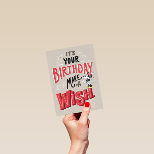 disney its your birthday make a wish minnie mouse