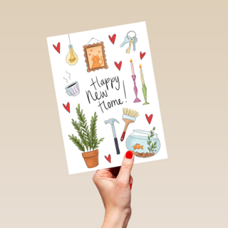 felicitatiekaart nieuwe woning matia studio