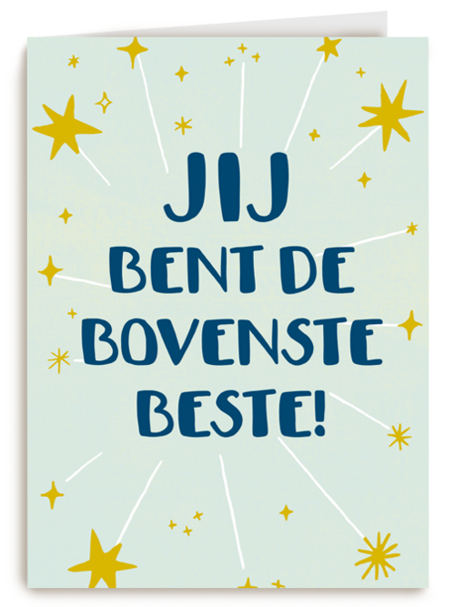 Kaart | Hallmark | Compliment | Compliment Jij Bent De Bovenste Beste