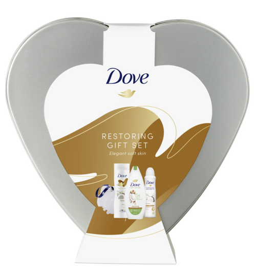 Dove Kokos in Hartjes Blik Cadeauset