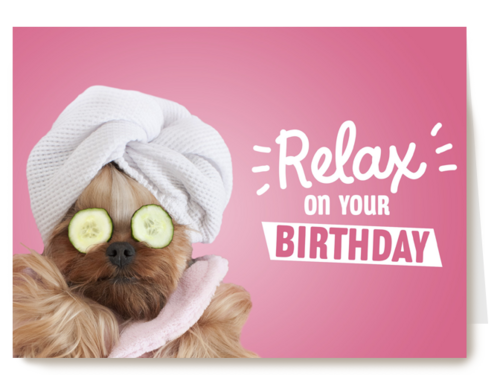 Verjaardagskaart Hallmark | Wellness Relax On Your Birthday