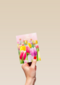 lente kaart tulpen voorjaar