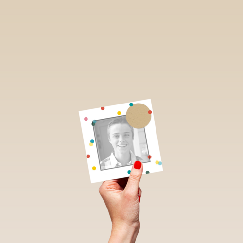 verjaardagsfotokaart happy birthday