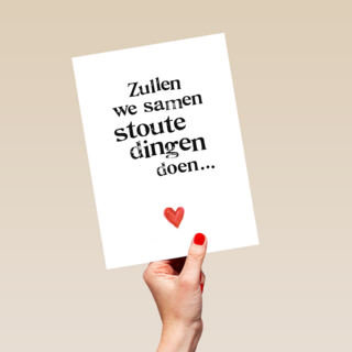 zullen we samen stoute dingen doen