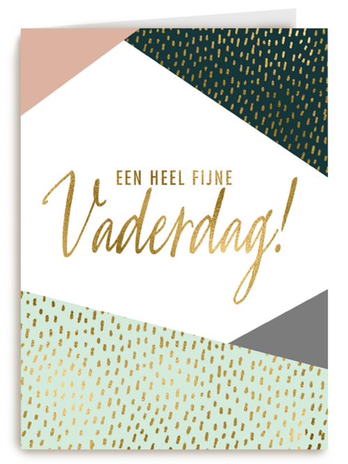 Vaderdag kaart stijlvol een heel fijne vaderdag