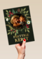 Kerst fotokaart prettige kerst