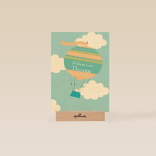 luchtballon wolken