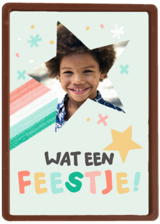 Fotokaart wat een feestje