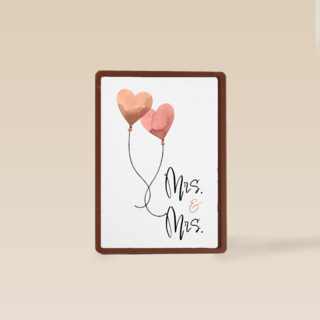 Huwelijksfelicitatie 2 vrouwen