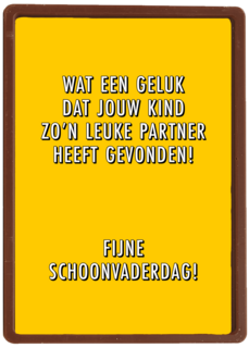 Grappige schoonvaderdagkaart