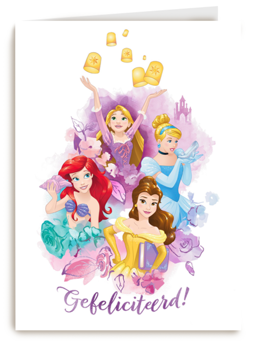 gefeliciteerd van deze disney prinsessen