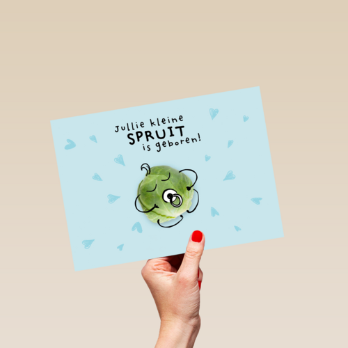 geboorte felicitatie kaart zoon