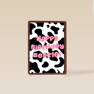 verjaardag kaart hip happy birthday bestie