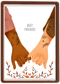 Complimentkaart best friends