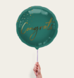 Ballon Congrats Groen