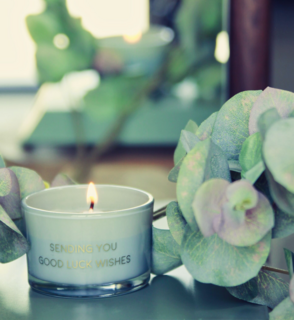 My Flame Geurkaars Sending You Good Luck Wishes