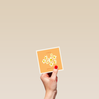 Lieve groetjes kaart met bloemen