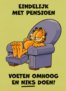 Garfield met pensioen