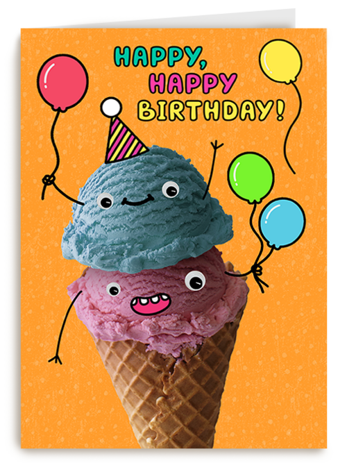 Verjaardagskaart Hallmark | Verjaardagskaart Ijsje Happy Birthday