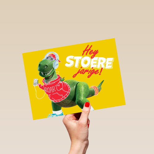 Toy Story verjaardagskaart Hey stoere jarige
