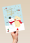 kerstkaart forever friends een lieve kerst knuffel