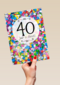 confetti 40 jaar in dienst