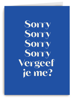 AndC Sorry vergeef je me