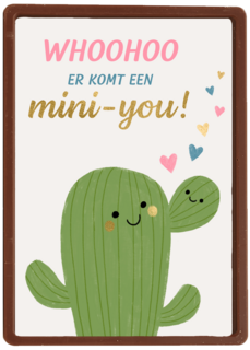 Whoohoo er komt een mini you