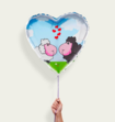 Ballon Dikke Kus Schaap Multi