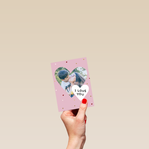 zomaar fotokaart hart i love you