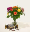 Boeket Bloemen Bonte Sparkel met Cote dOr Chokotoff