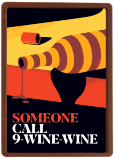 Zomaar kaart someone call 9 wine wine