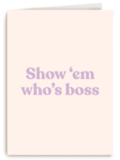 goed gedaan kaart andc show them who is boss