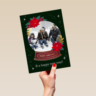 Kerst Foto Snowglobe