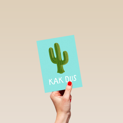 Beterschapskaart grappig Kak dus gezakt
