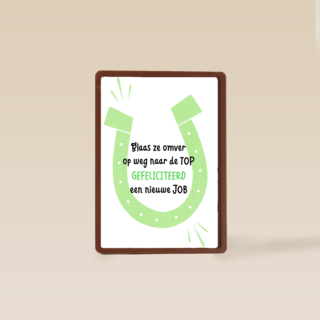 nieuwe baan kaart blaas ze omver