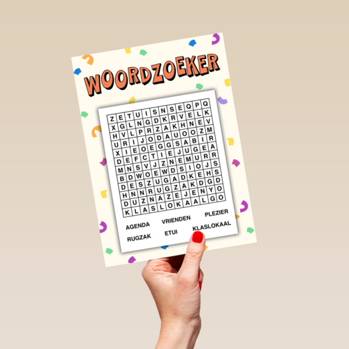 woordzoeker back to school