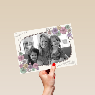 verjaardagsgroetjes met bloemen