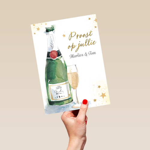 huwelijksjubileum proost op jullie