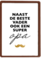 vaderdag kaart hip naast de beste vader ook een super opa