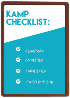 sporta op kamp kaart checklist
