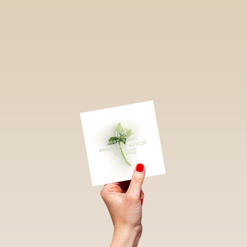 botanical kaart niet meer hier maar voor altijd bij ons