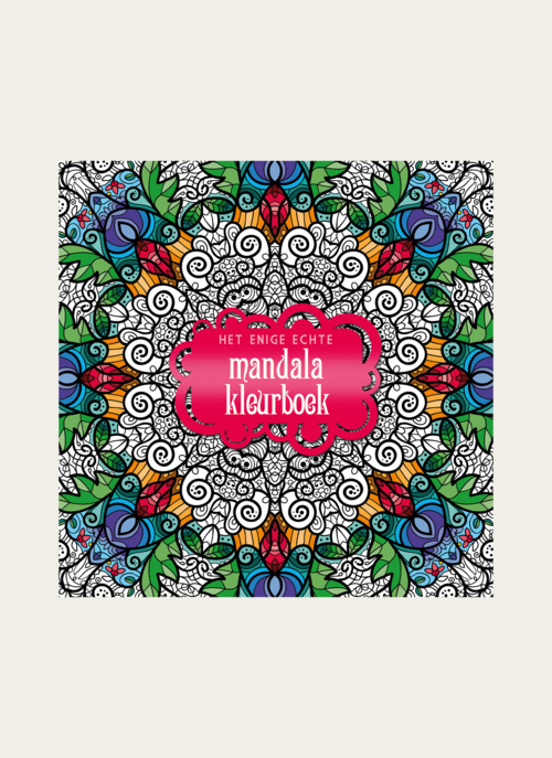Het Enige Echte Mandala Kleurboek Cadeau Hobbycreatief |