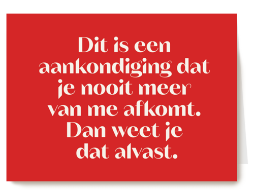 Kaart Hallmark | Valentijn | Andc Aankondiging