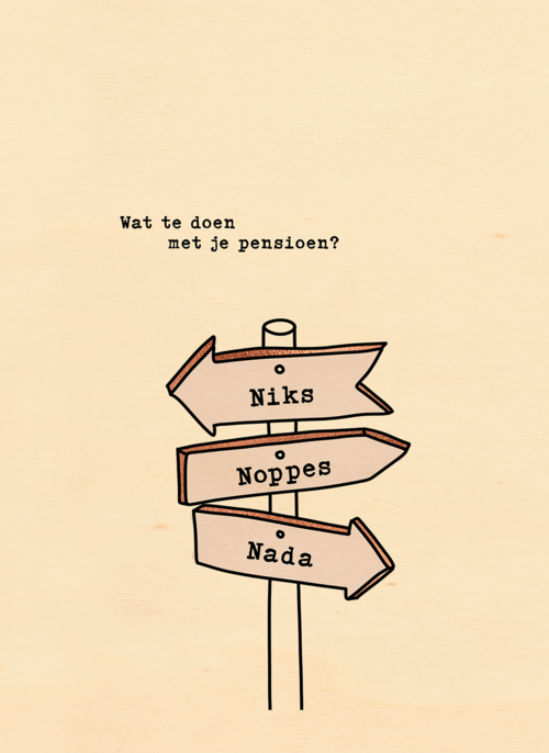Houten Kaart Pensioen | Houten Kaart Hallmark | Pensioen | Pensioen Wat Ga Je Doen