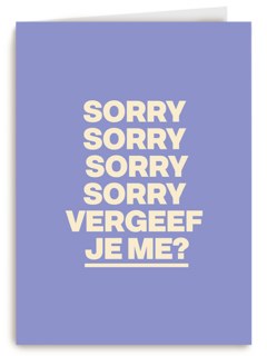 AndC Sorry vergeef je me