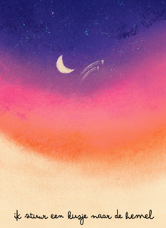 condoleance ik stuur je een kusje naar de hemel