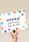 geboorte kleinkind confetti hoera jullie zijn opa en oma