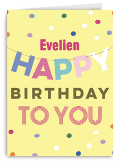 slinger gefeliciteerd vrouw